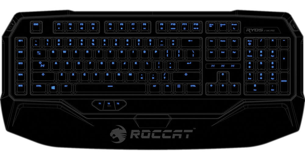 ROCCAT Ryos MK Pro Mechanical Backlit Gaming ROC-12-851-BK B&H ROCCAT Ryos MK Pro Mechanical Backlit Gaming ROC-12-851-BK B&H