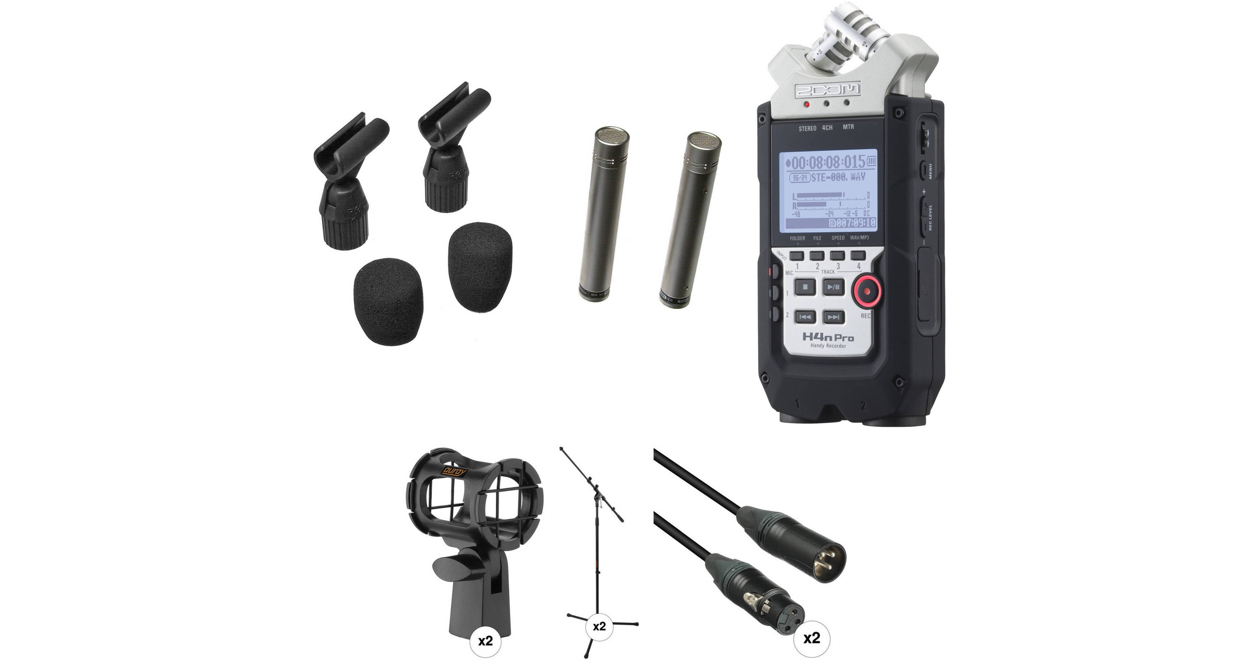 RODE NT5 Cardioid Condenser Mic (Matched Pair) & Recorder