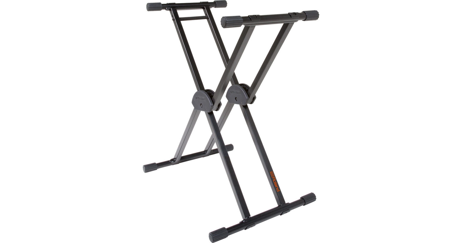 Roland KS-20X Double Braced Keyboard Stand - Spring Loaded Height Adjustment For Heavy Keyboards