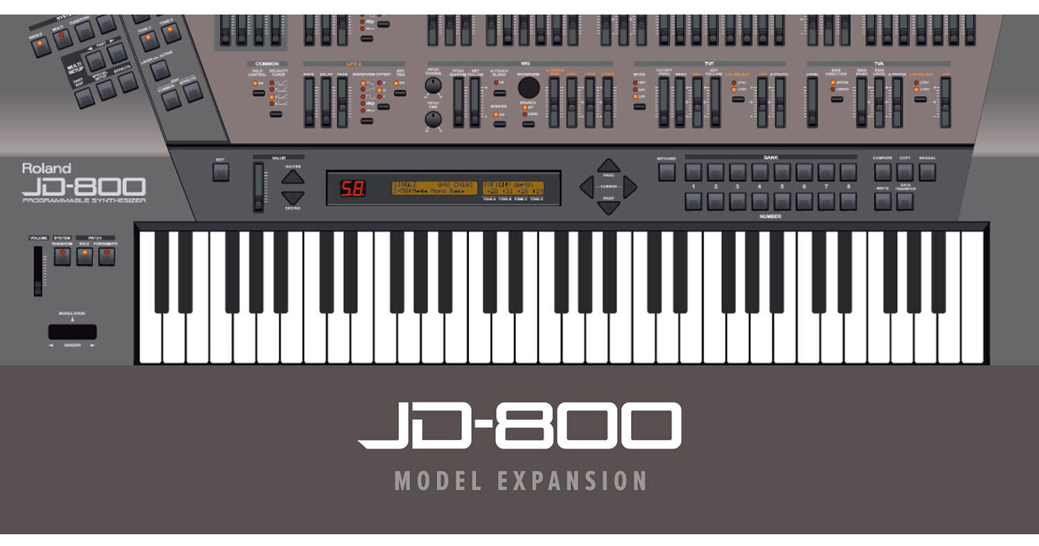 Roland JD-800 Lifetime Key Model Expansi RCJD800MODEXLTK B&H