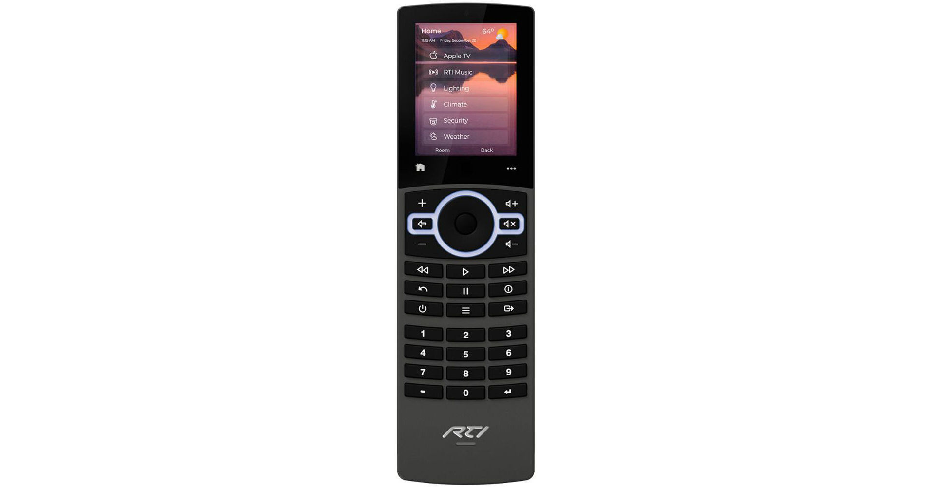 RTI Intelligent Surface Remote Control with 2.8" RTI-ISR2 B&H