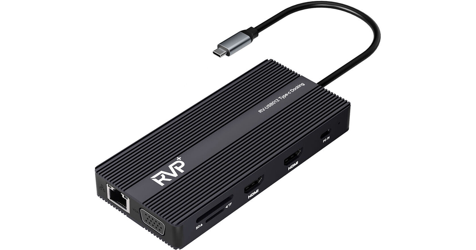 Docking Station 12-in-1 USB 3.2 Gen 1 DONN015G - Hub Multiporta Con USB-C E Lettore SD - 4