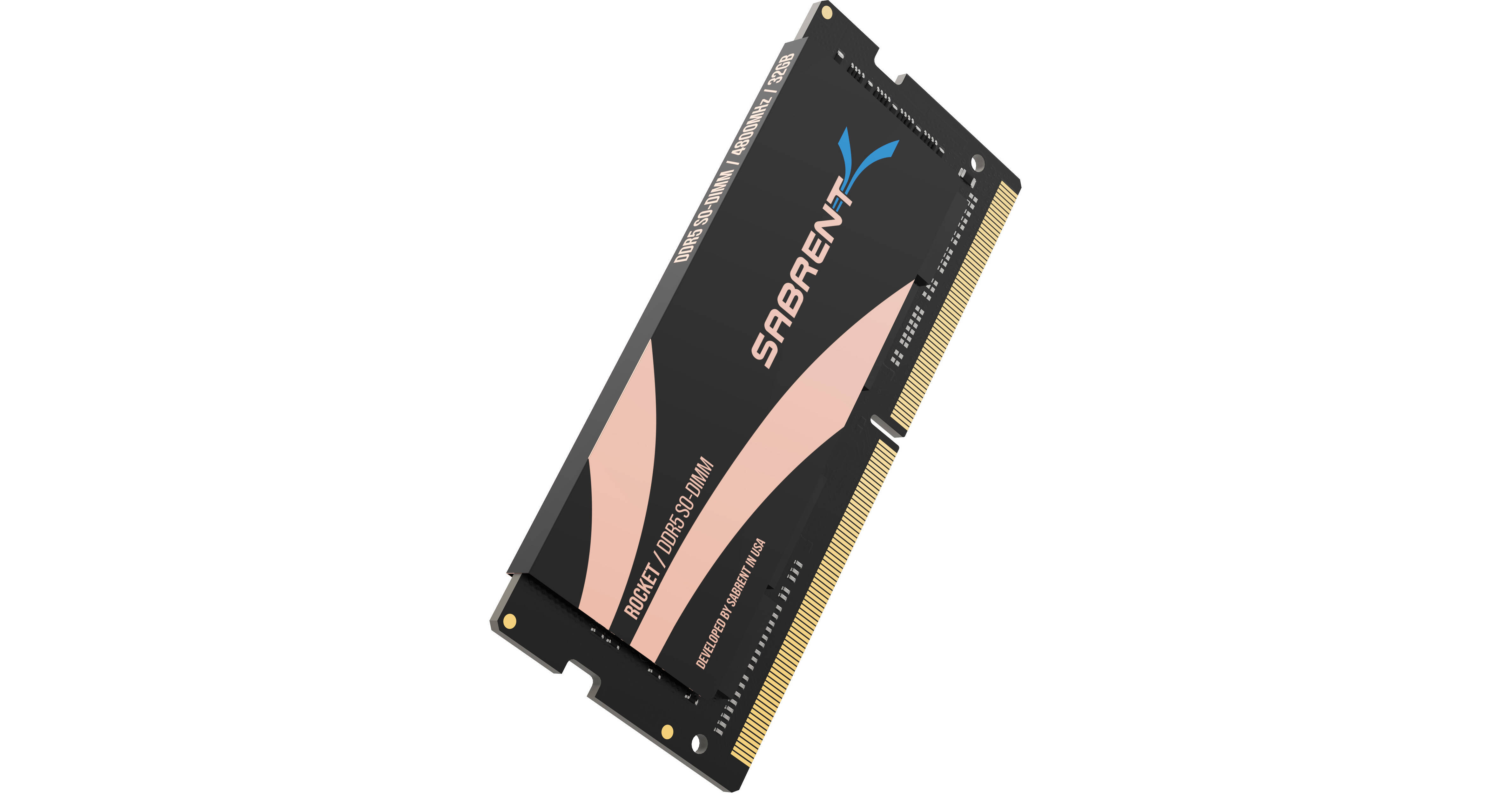 Sabrent 32GB DDR5 4800 MHz Notebook SO-DIMM RAM SB-DR5S-32G B&H
