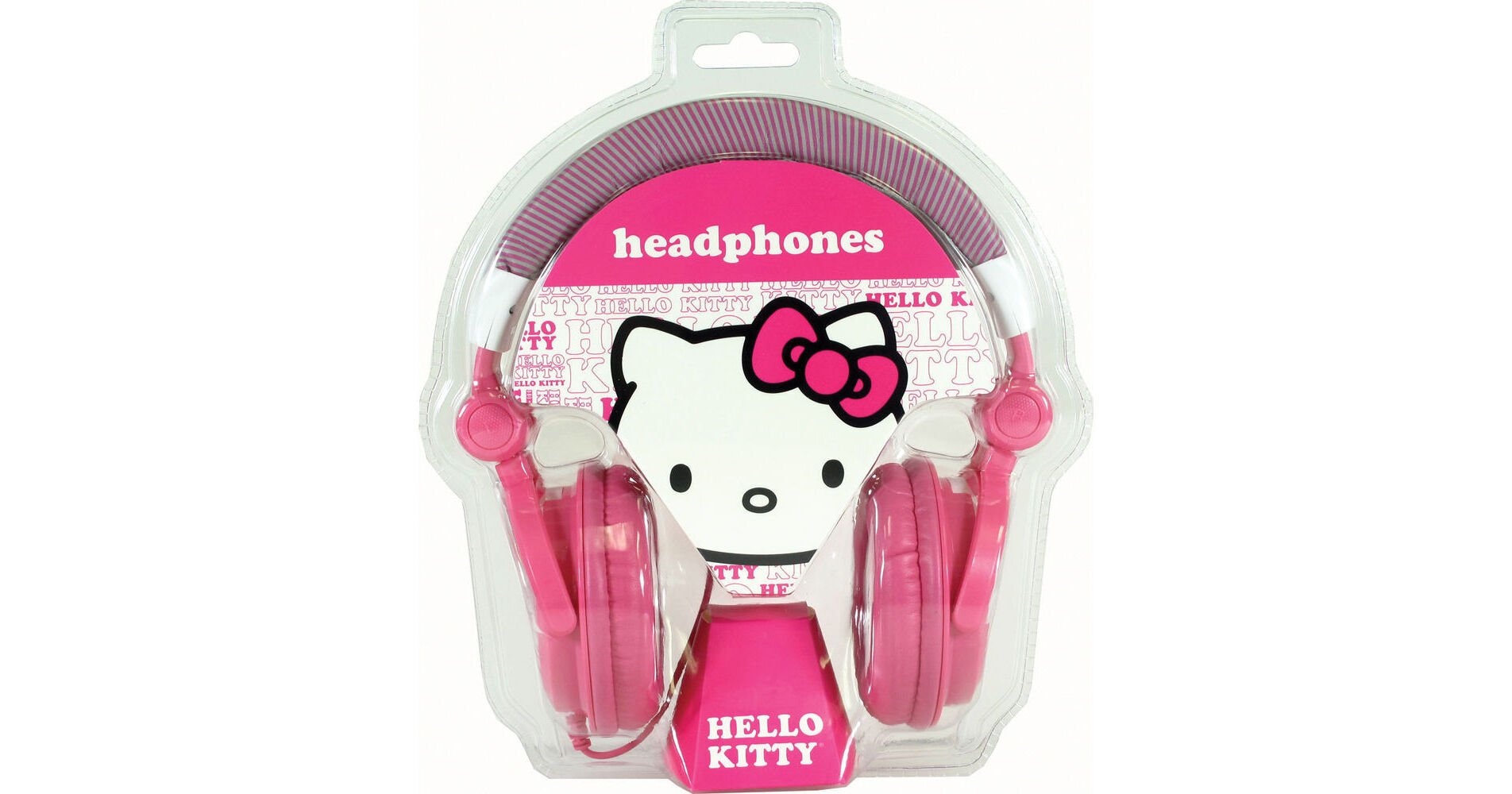 Sakar Hello Kitty Mixer Style DJ Headphones (Pink) HK-10809 B&H