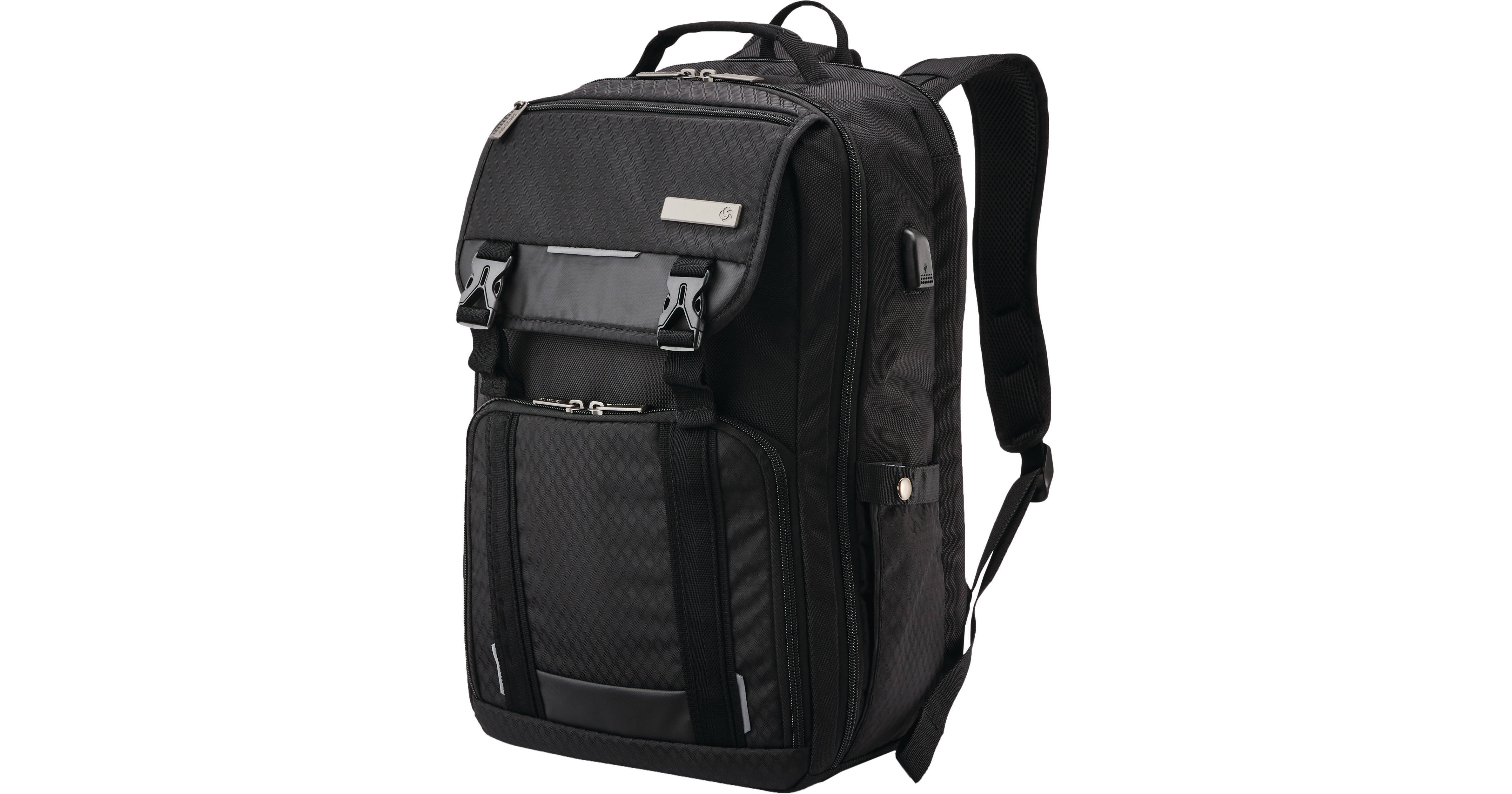 Samsonite Bibury Black Backpack 15812-1041 – NWT, Laptop/Travel Backpack Samsonite Backpack Medium Bags for Men for sale | eBay main image 3