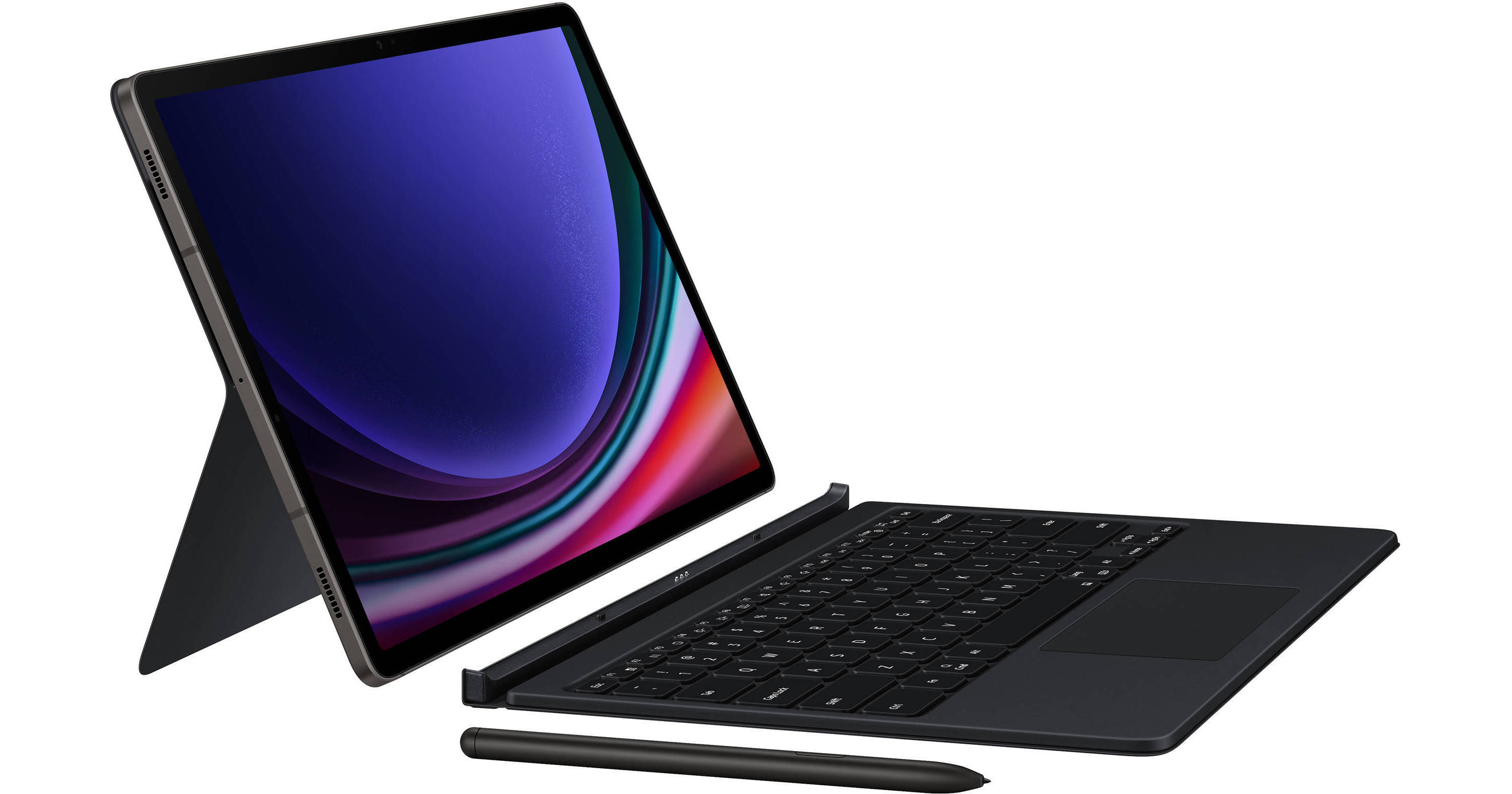 Samsung Galaxy Tab S9+ Book Cover Keyboard (Black)