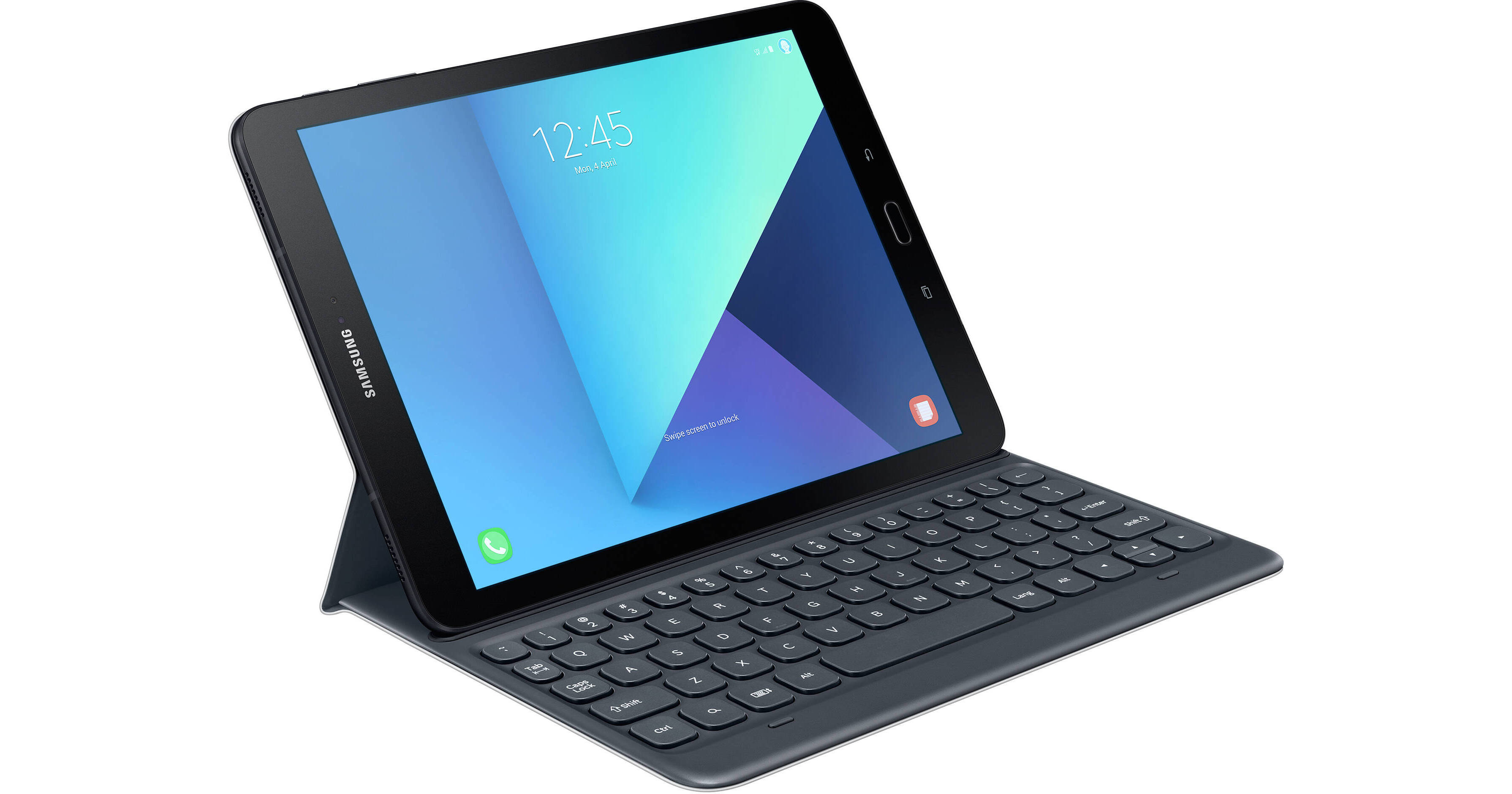 Samsung Book Cover Keyboard for Galaxy Tab S3 EJ-FT820USEGUJ B&H