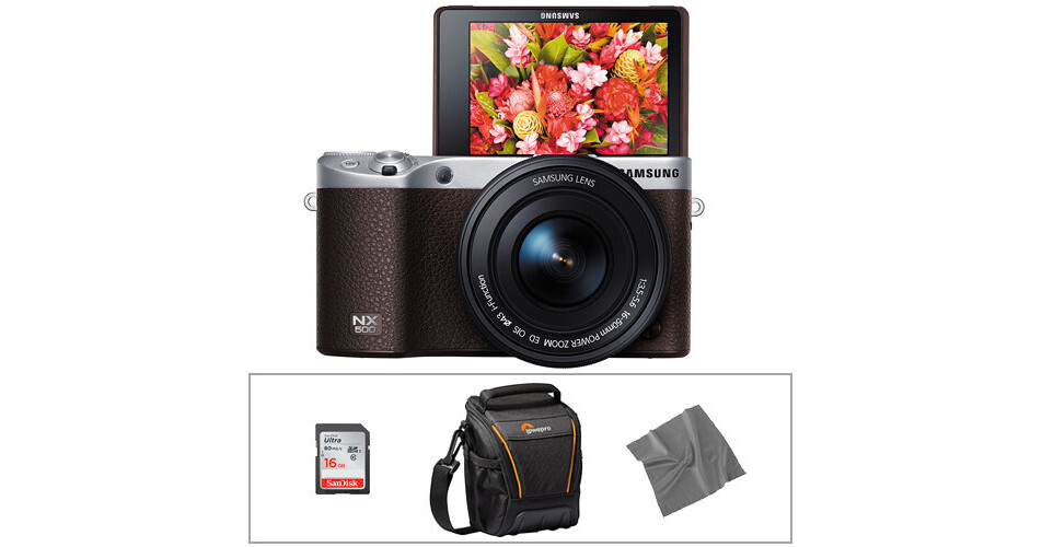 Samsung NX500 Mirrorless Digital Camera with 16-50mm Power Zoom