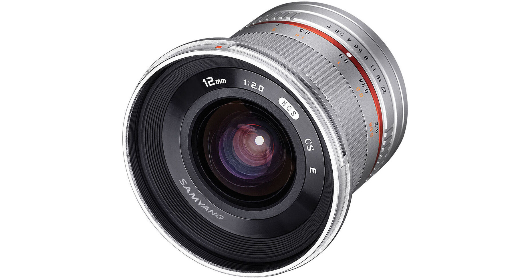 Samyang 12mm f/2.0 NCS CS Lens for Samsung NX Mount SY12M-NX-SIL