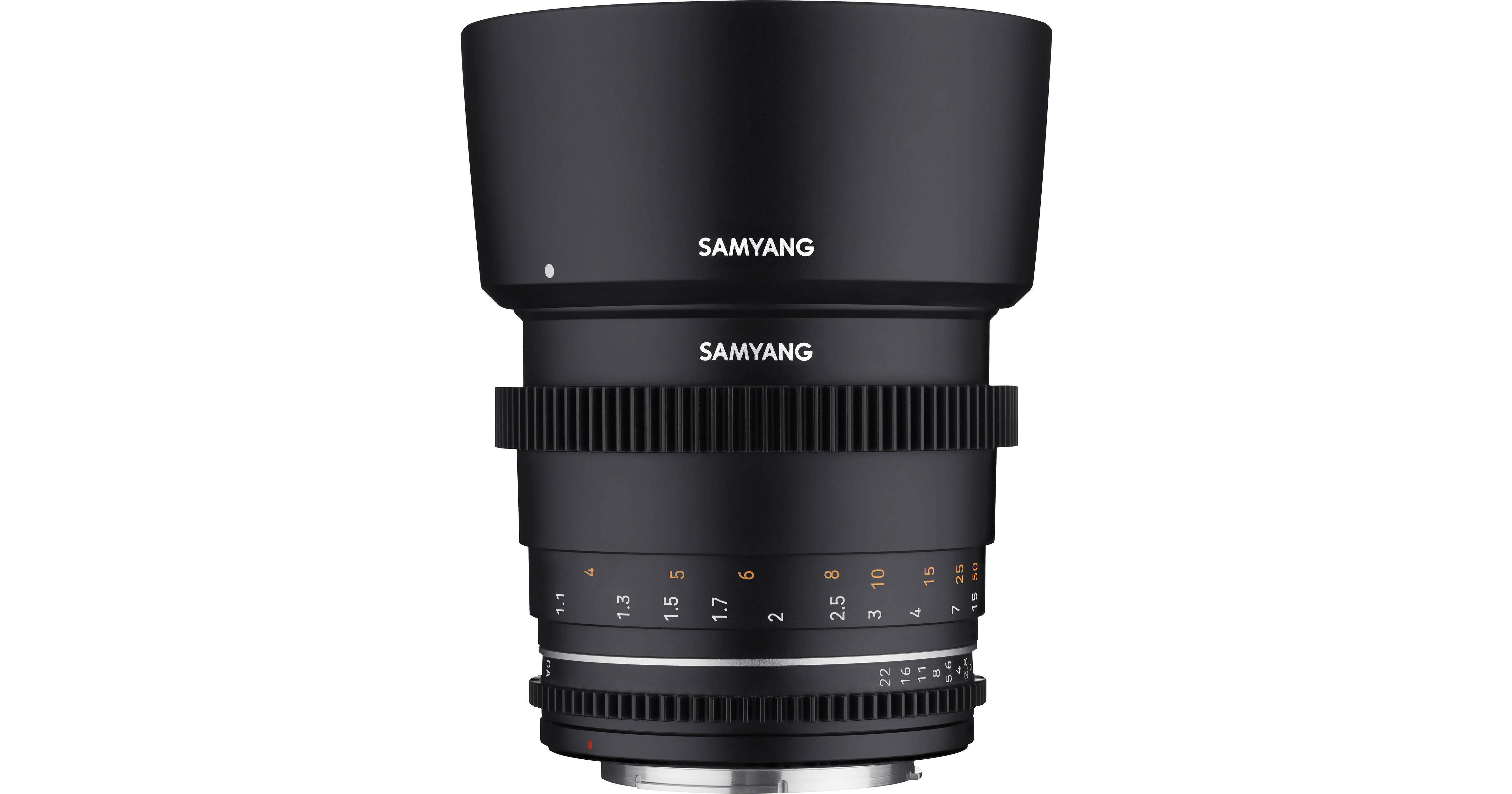 Samyang 85mm T1.5 VDSLR MK2 Cine Lens (MFT Mount) SYDSX85-MFT
