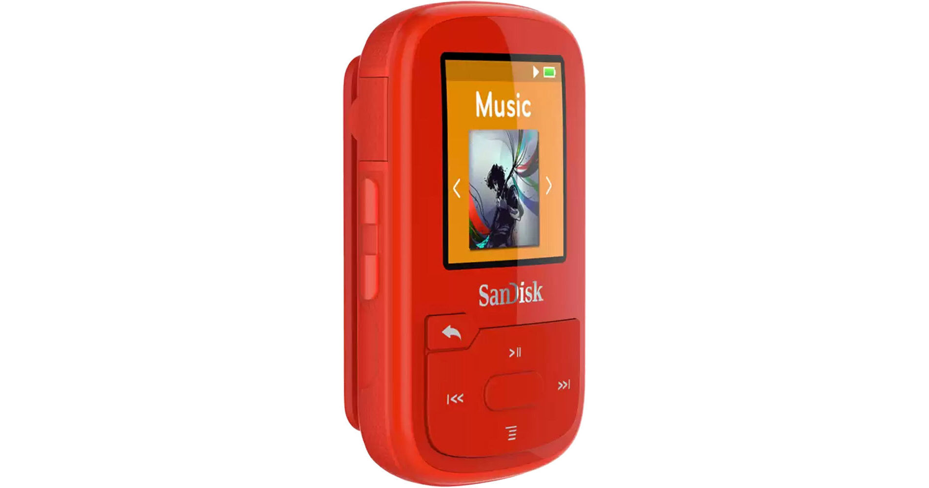 SanDisk 32GB Clip Sport Plus MP3 Player (Red) SDMX32-032G-G46R