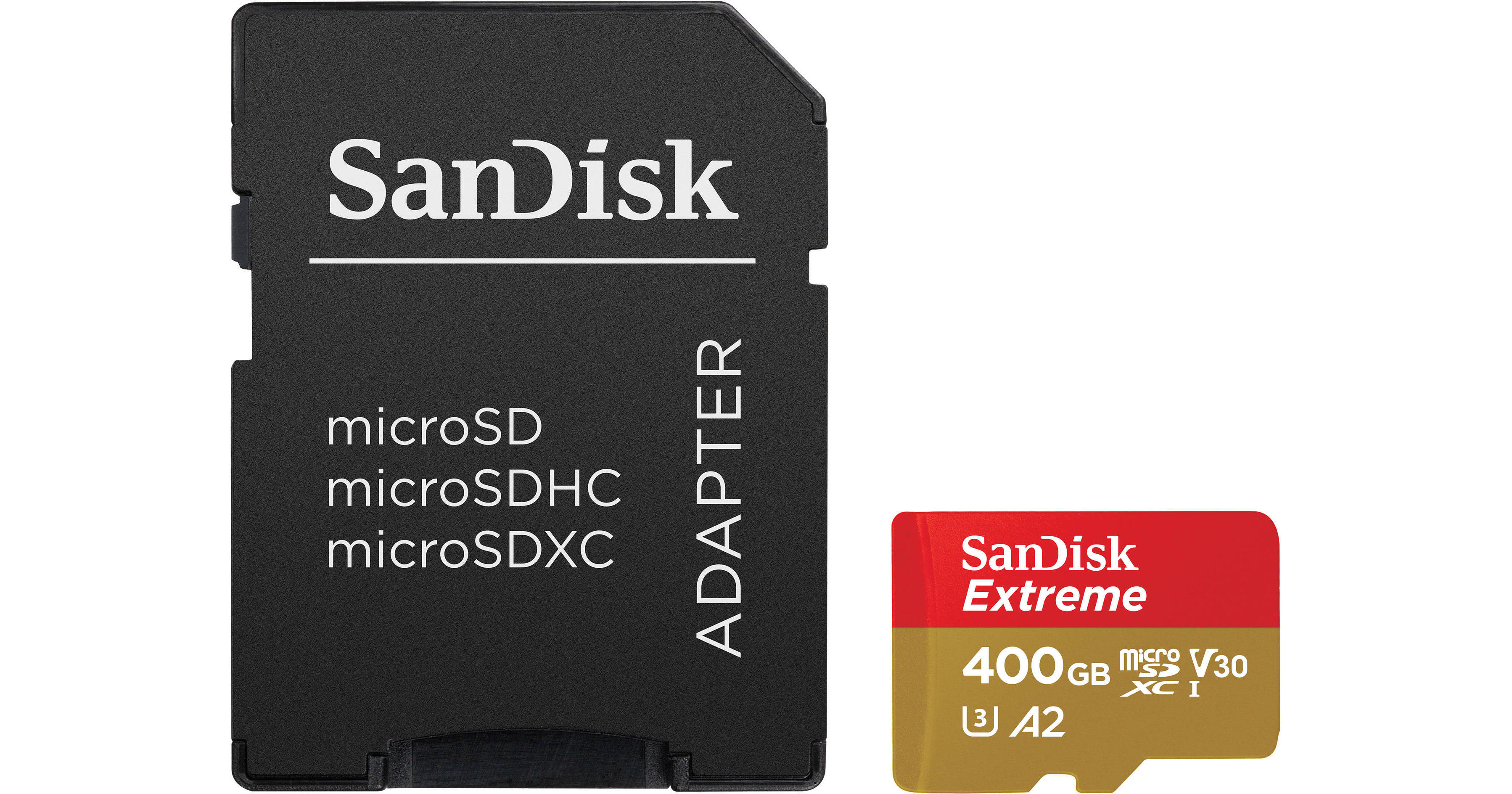 SanDisk 400GB Extreme UHS-I microSDXC Memory SDSQXAV-400G-AN6MA