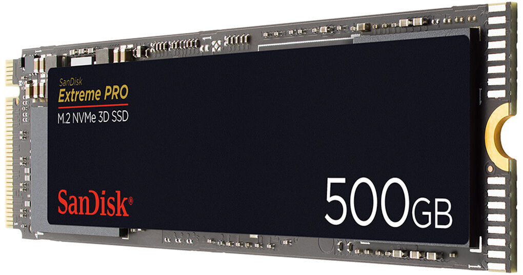 SANDISK　M.2 NVMe 3D SSD 500GB　SDSSDXPM2-500G-J25 SanDisk Extreme PRO M.2 NVMe 3D SSD (500GB) SDSSDXPM2-500G-G25