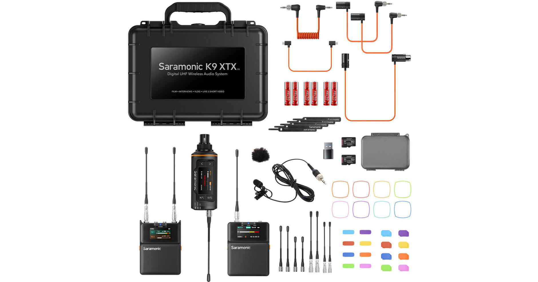 Saramonic K9 Duo Kit Pro 2-Person Digital UHF K9XTX/TXKIT-US B&H