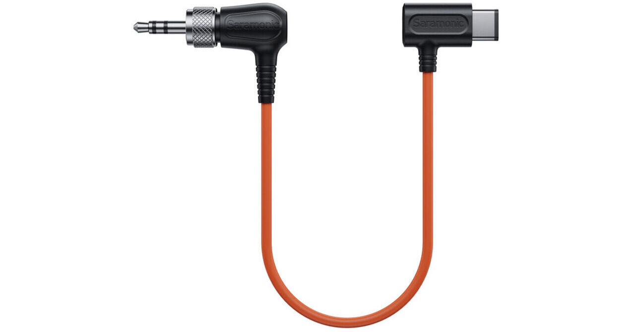 Saramonic SR-USB-C02 Right-Angle Locking 3.5mm TRS to SR-USB-C02