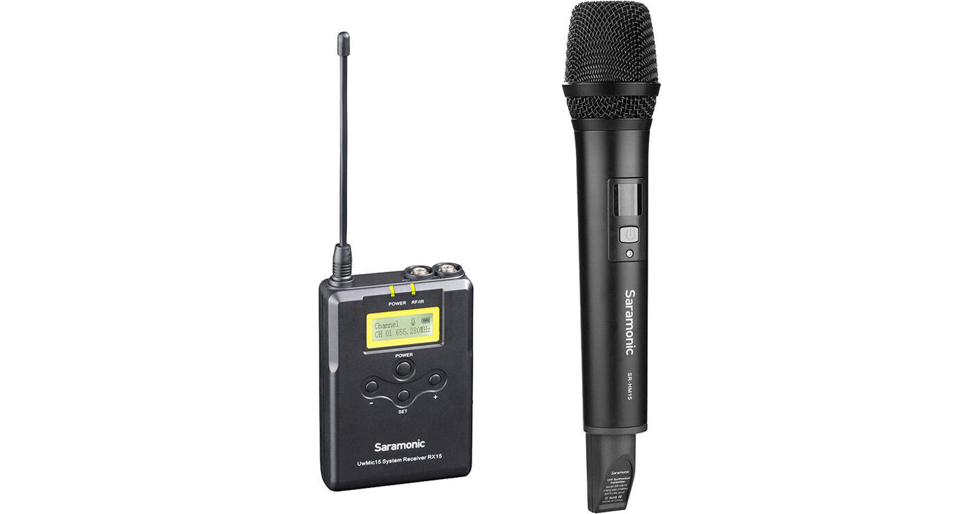 Saramonic UwMic15A Camera-Mount Wireless Cardioid UWMIC15A B&H Saramonic UwMic15A Camera-Mount Wireless Cardioid UWMIC15A B&H