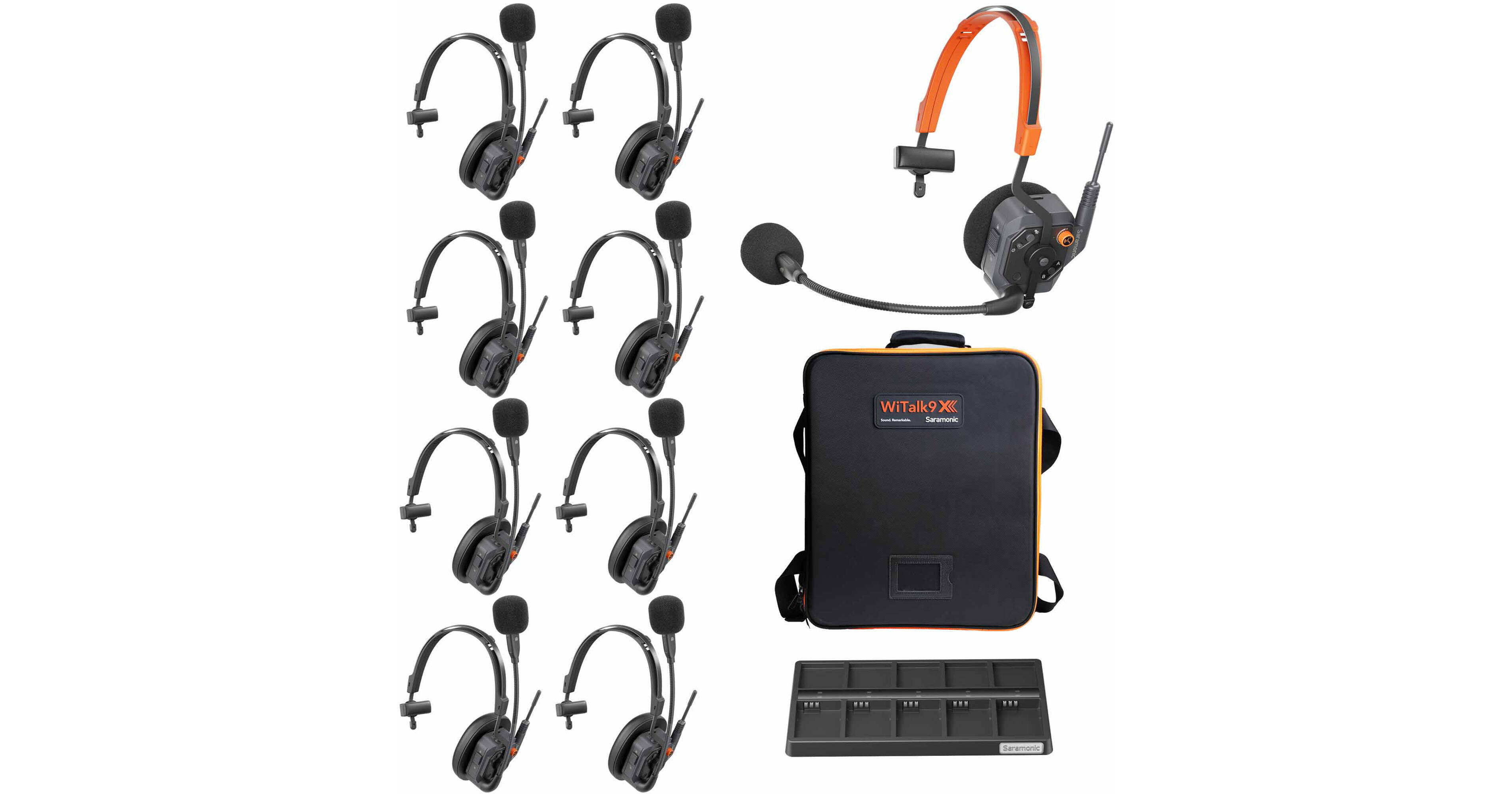 Saramonic WiTalk9X-9S 9-Person 1.9 GHz Wireless WITALK9X-9S B&H