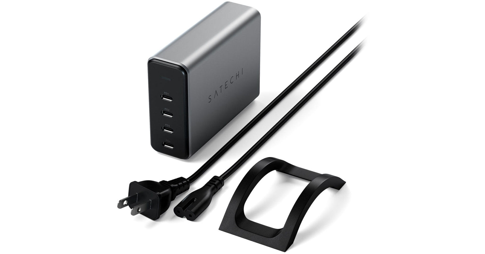 Satechi 165W USB Type-C 4-Port GaN PD Desktop Charger ST-UC165GM