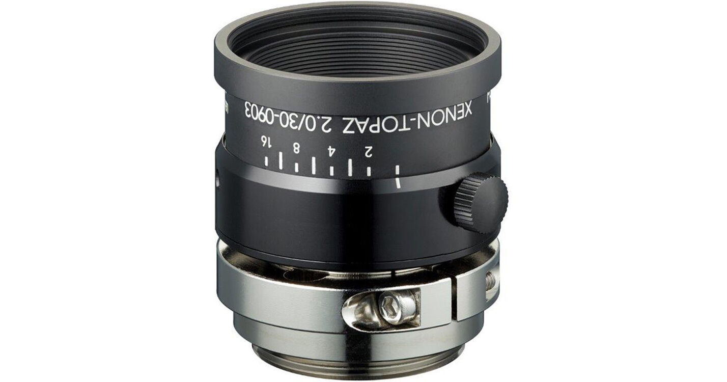 Schneider Xenon-Topaz 30mm f/2.0 C-Mount Lens for 1.1