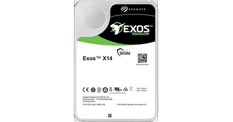 Seagate 10TB Exos X14 7200rpm SATA III 3.5