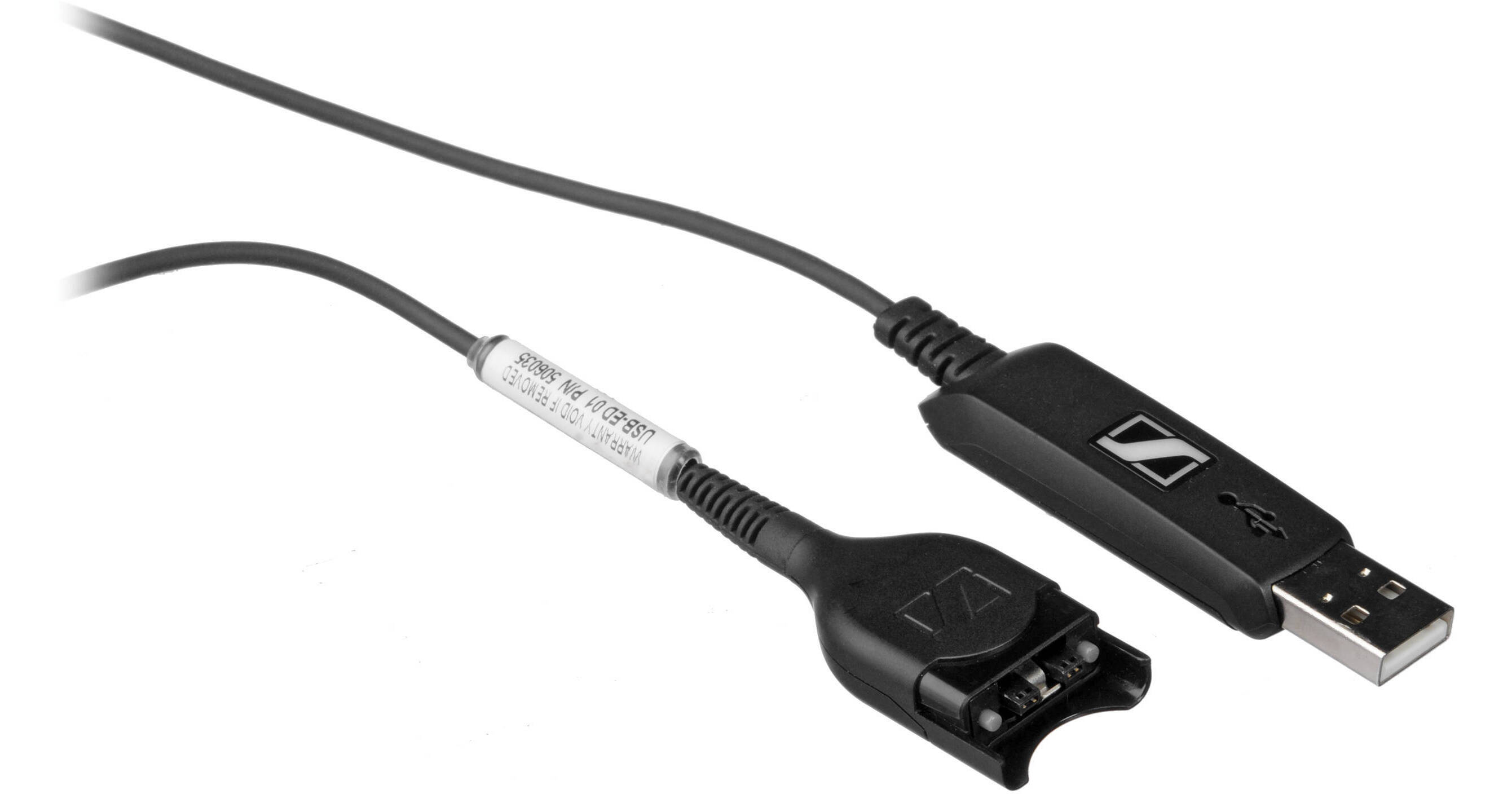 Sennheiser USB to Easy Disconnect 01 Sound Card Cable 506035 B&H