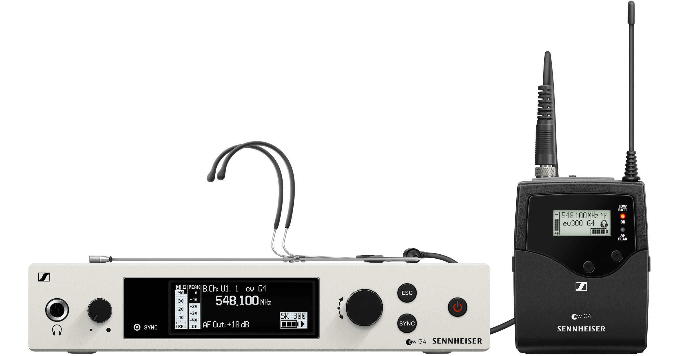 Sennheiser EW 300 G4-HEADMIC1-RC EW 300 G4-HEADMIC1-RC-GW1 B&H