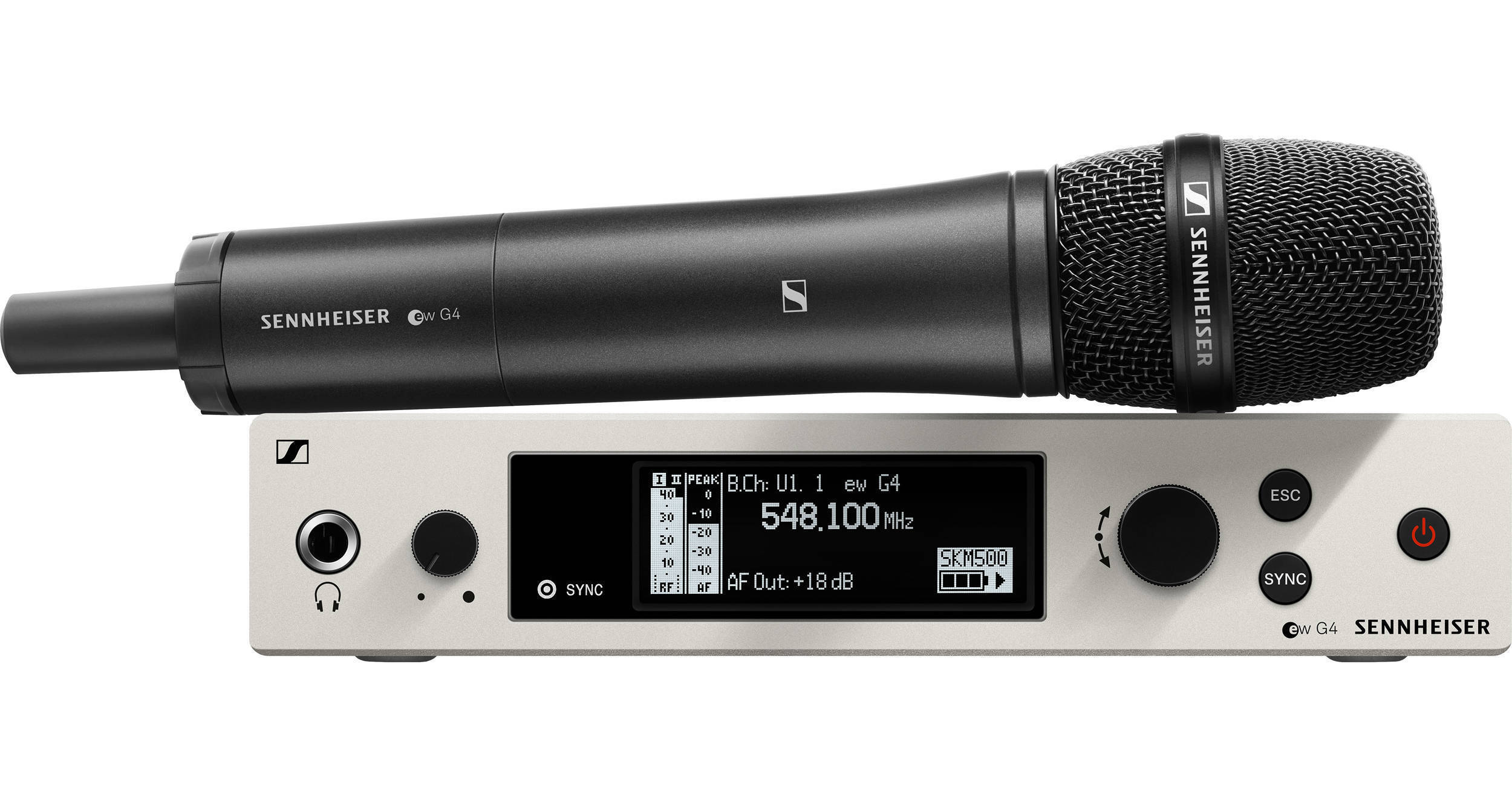 SENNHEISER EW SKM500 G4 E945ハンドヘルドマイクセット Sennheiser EW 500 G4-945 Wireless Handheld EW 500 G4-945-GW1 B&H
