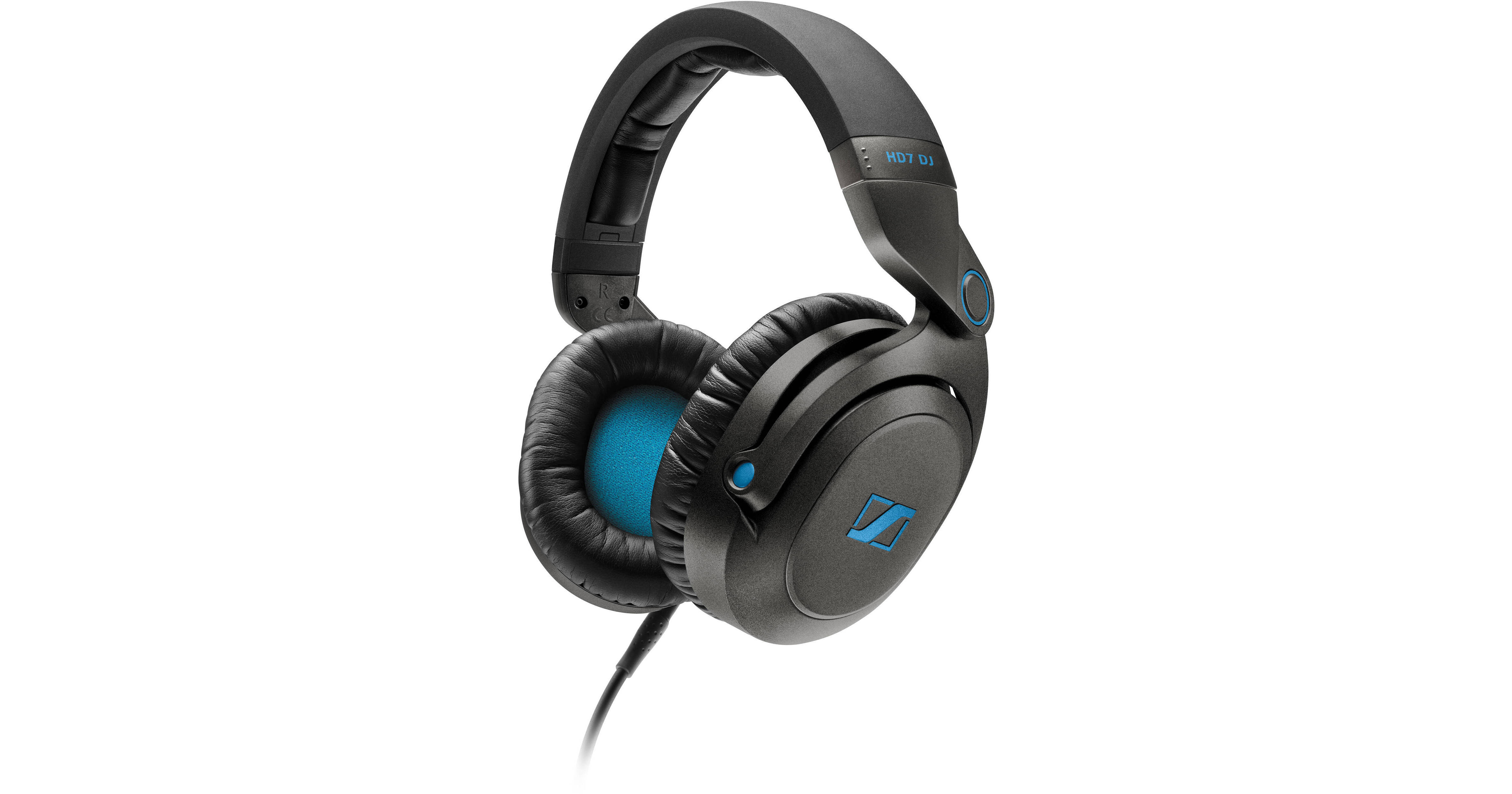 SENNHEISER ダイナミック密閉型ヘッドホン DJ モニター HD7-DJ Sennheiser HD7 DJ Headphones HD7DJ B&H Photo Video