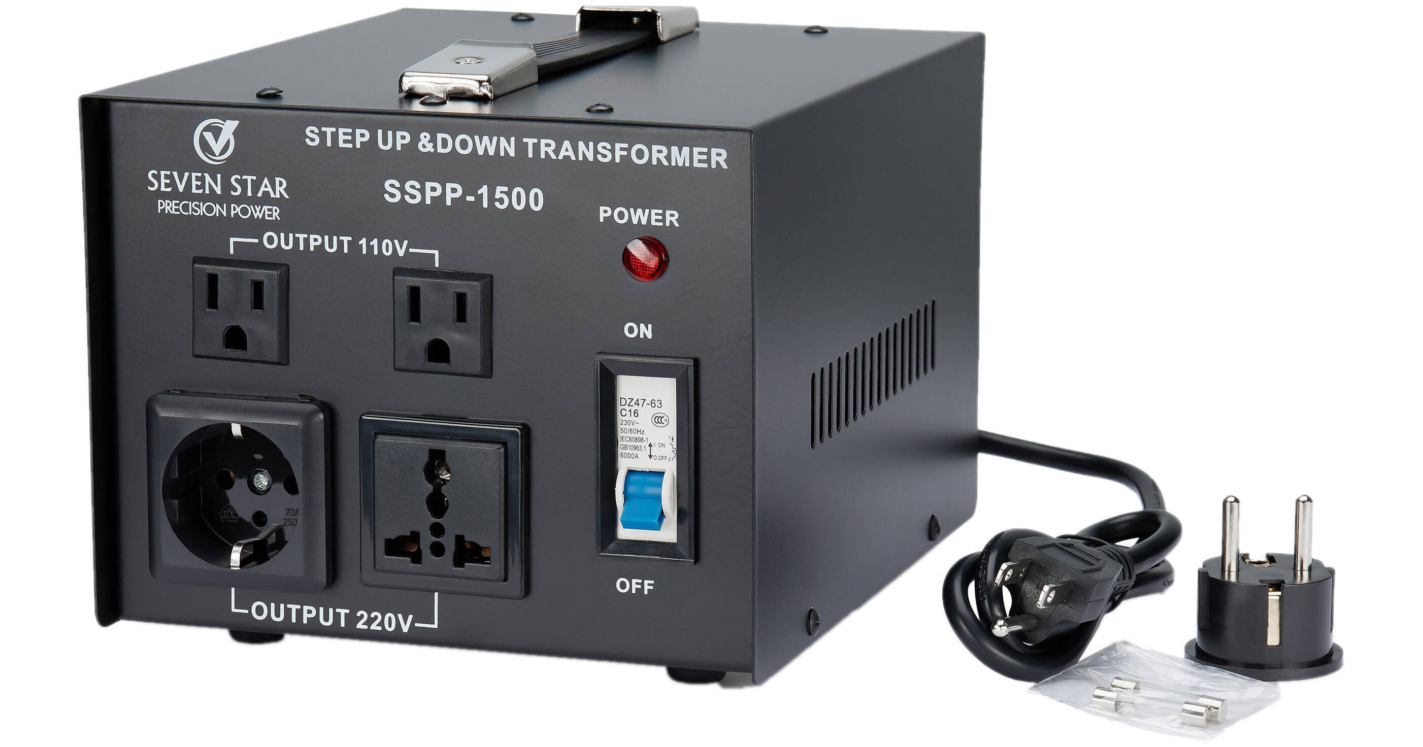 Sevenstar Precision Power 1500W Step Up/Down Voltage SSPP 1500