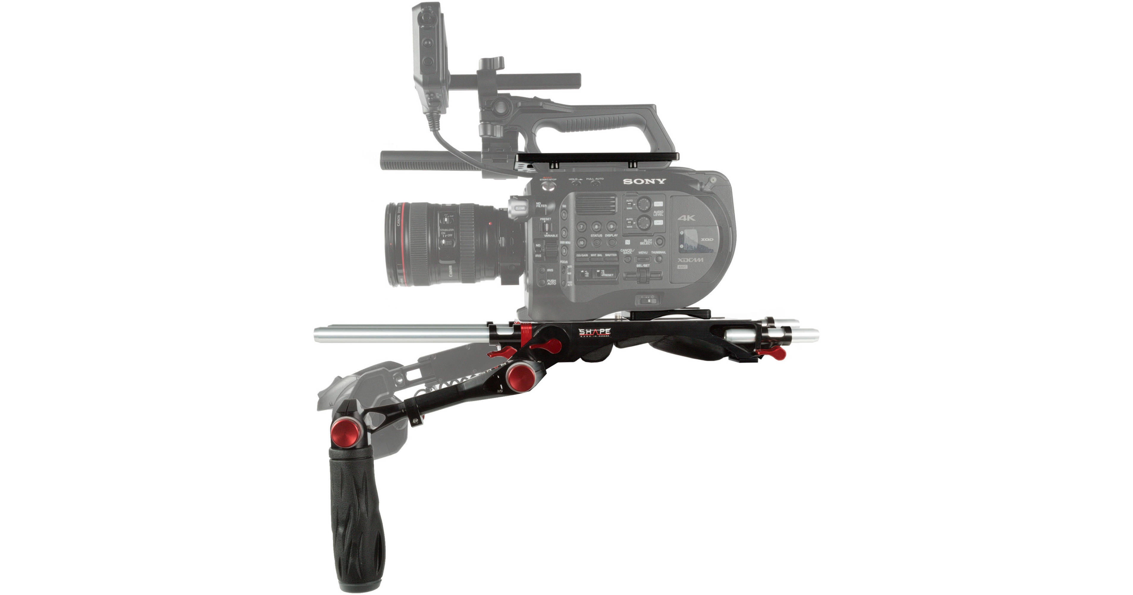 SHAPE リグ SHAPE Sony FS7M2 Rig Baseplate and Top Plate FS72BT B&H Photo