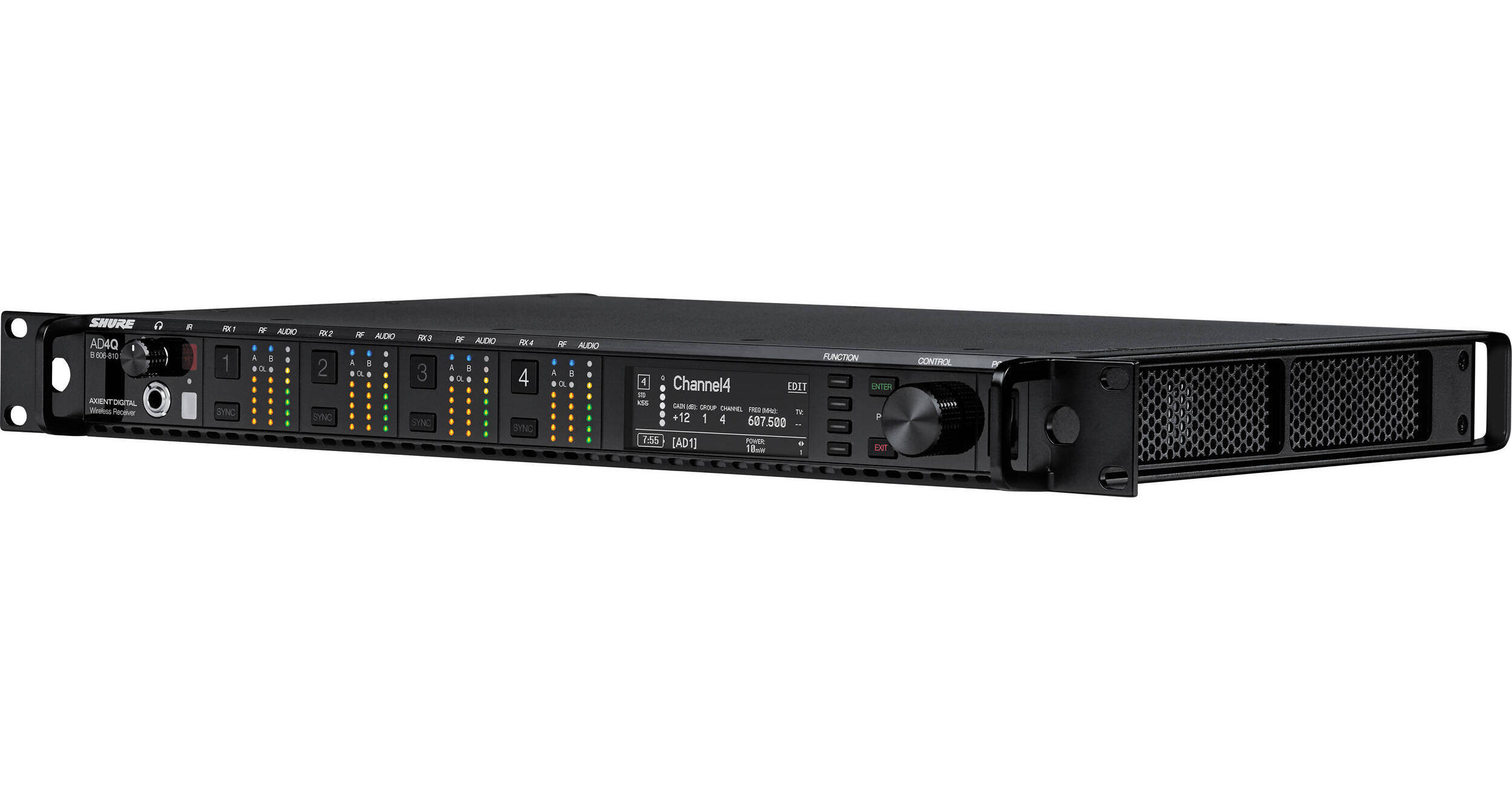 Shure AD4Q-NP Axient Digital Four-Channel Wireless AD4QNP-A B&H