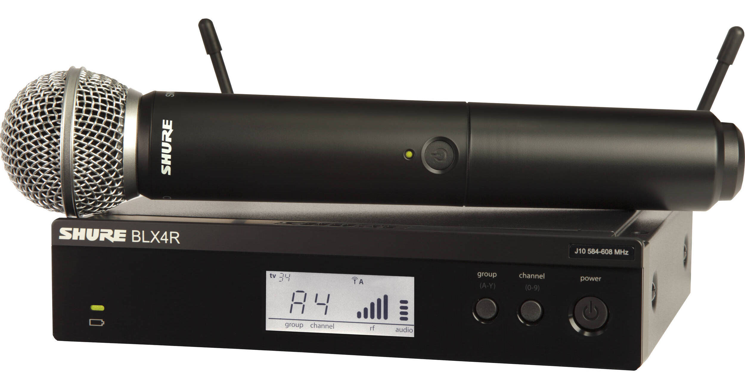 Shure BLX24R/SM58 Rackmount Wireless Handheld BLX24R/SM58-H10