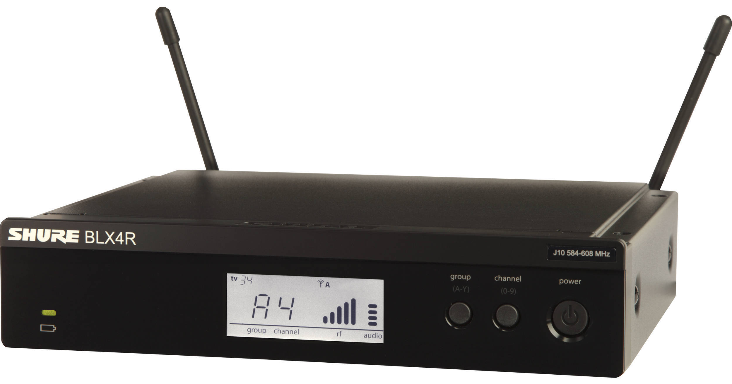 Shure BLX4R Rackmount Wireless Receiver BLX4R-H11 B&H Photo Video