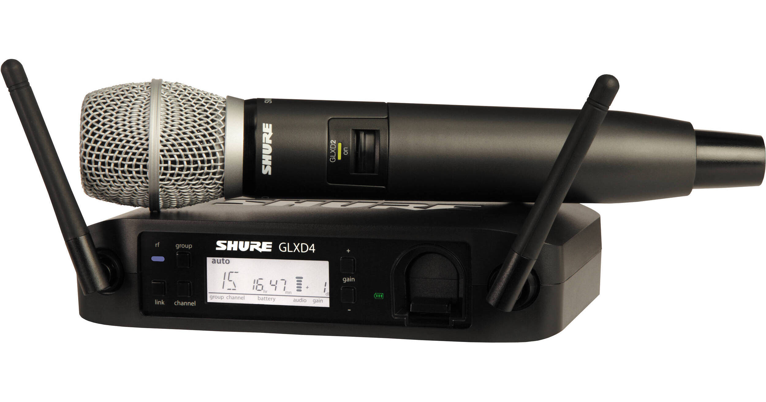 Shure GLXD24/SM86 Digital Wireless Handheld GLXD24/SM86-Z2 B&H