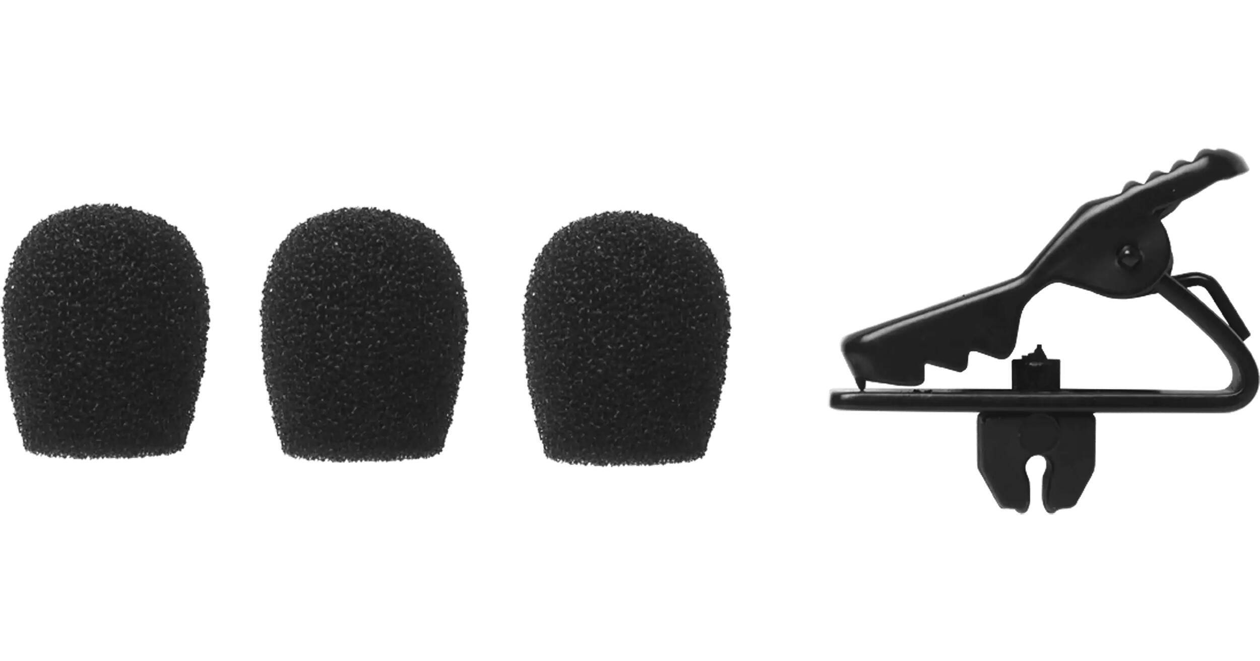  Peakウィンドスクリーン　3ユニット Shure RPM153 Collar Clip and 3 Windscreens for MX153 RPM153B B&H
