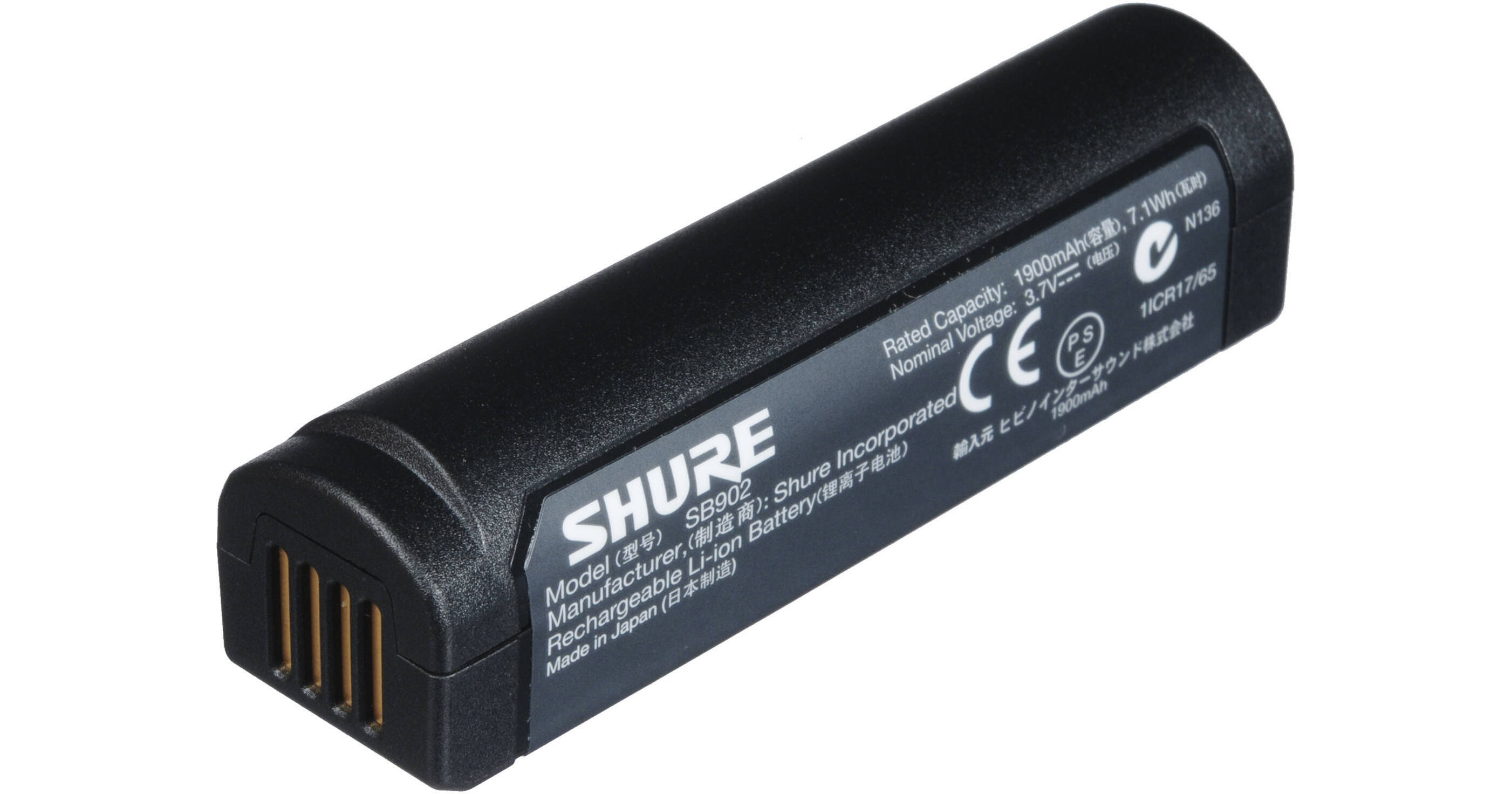 Shure SB902 Rechargeable Lithium-Ion Battery for GLX-D and SB902