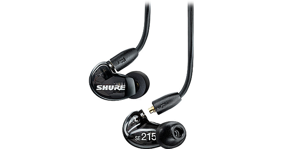 Used Shure SE215 Pro Sound-Isolating Earphones (Black) SE215-K