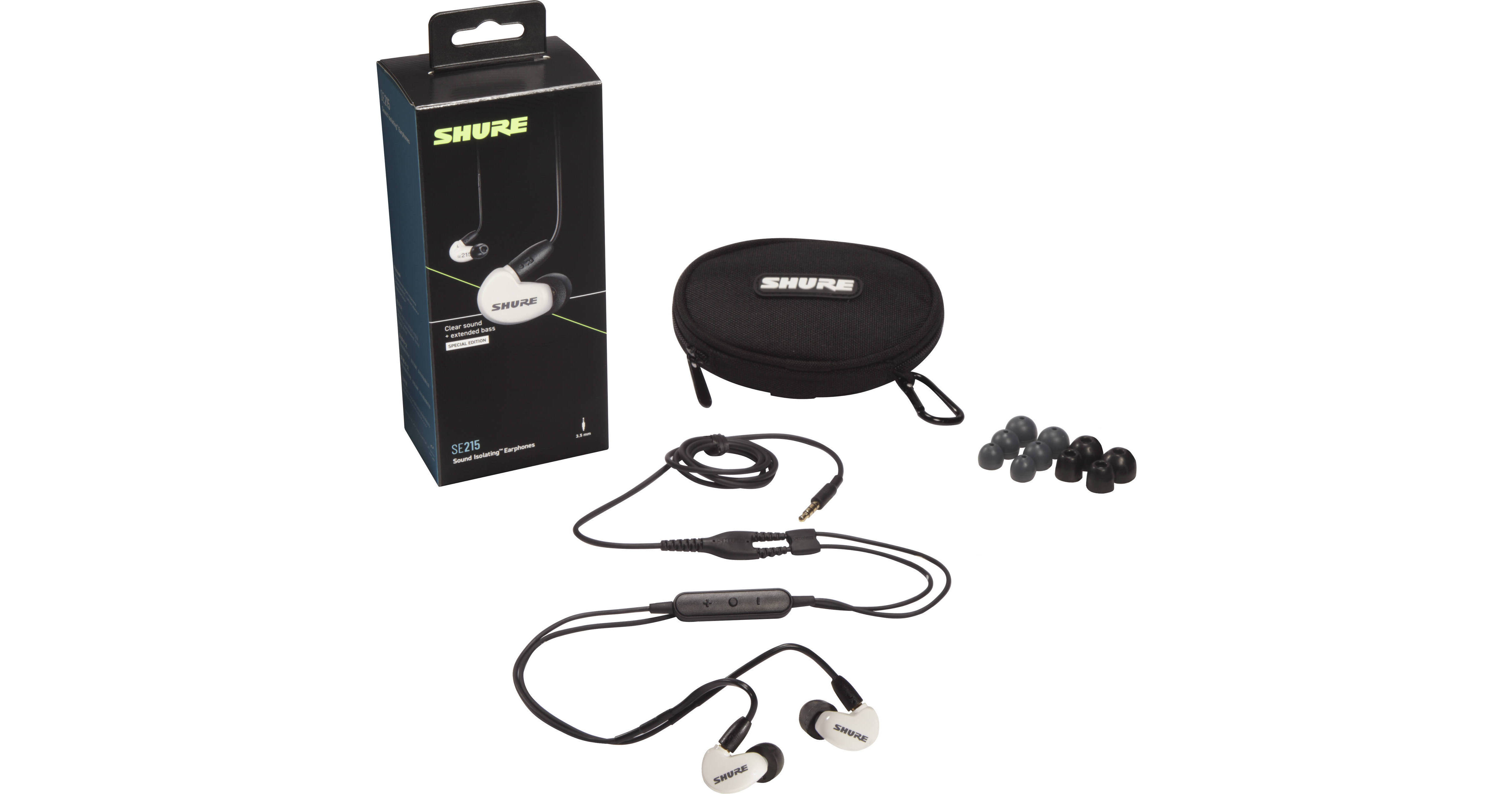 Shure SE215SPE Special Edition Sound-Isolating SE215SPE-W+UNI