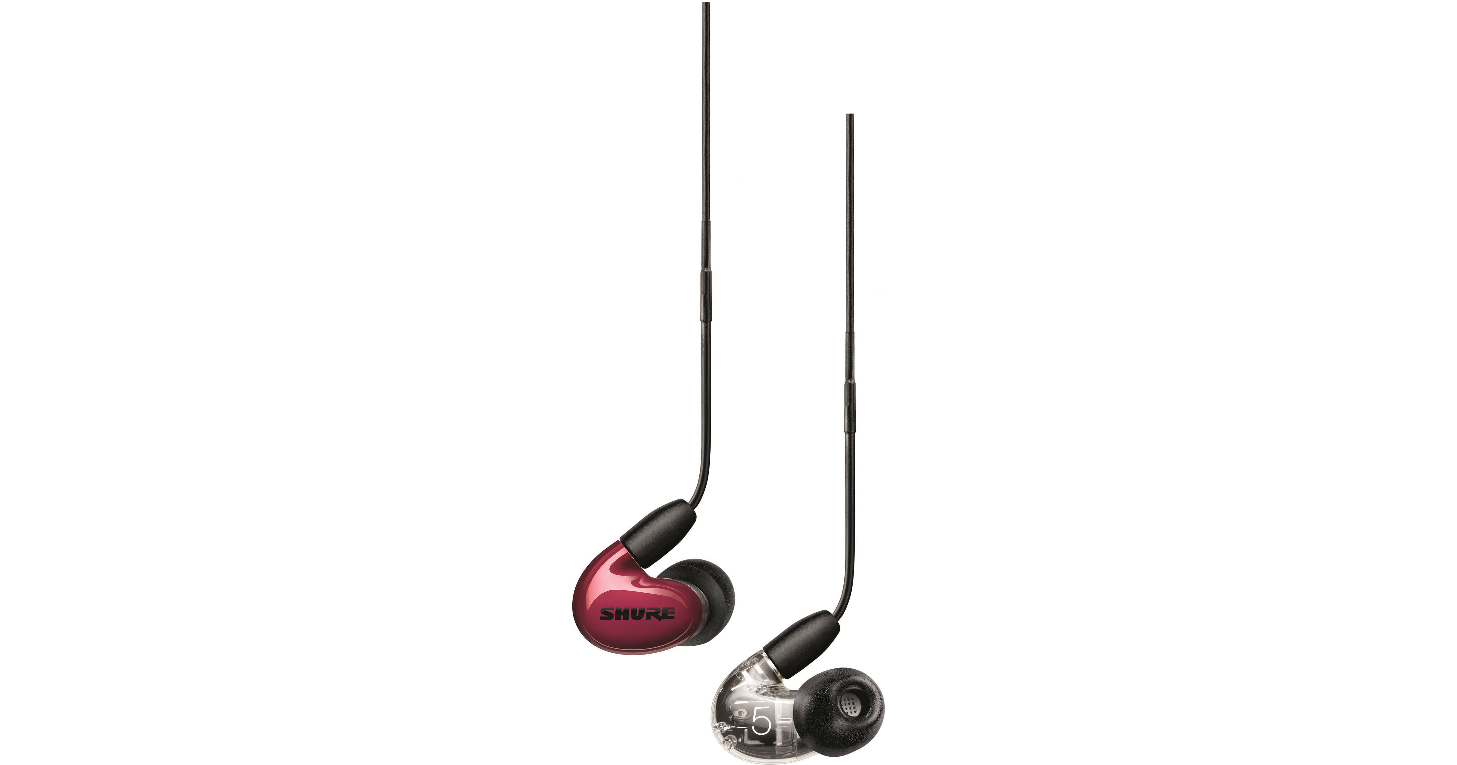 Shure AONIC 5 Sound-Isolating Earphones (Red) SE53BARD+UNI B&H