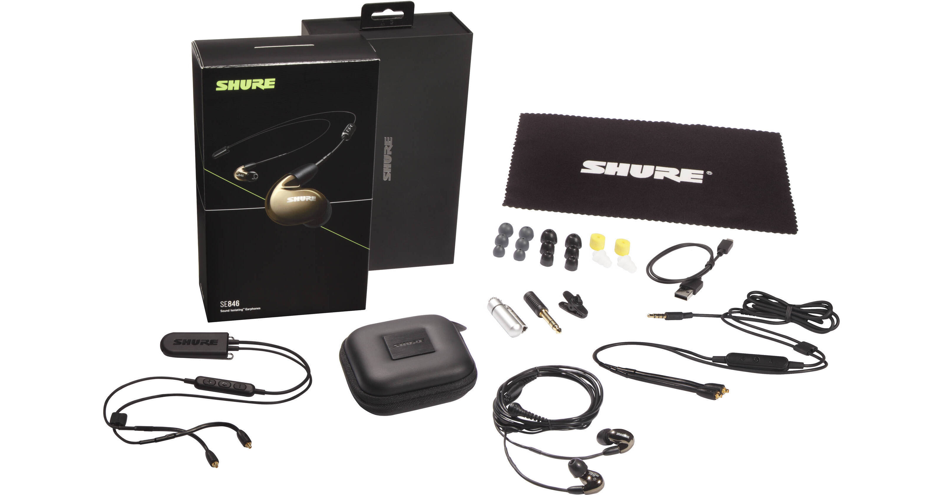 Shure SE846 Sound-Isolating Earphones SE846-BNZ+BT2 B&H Photo