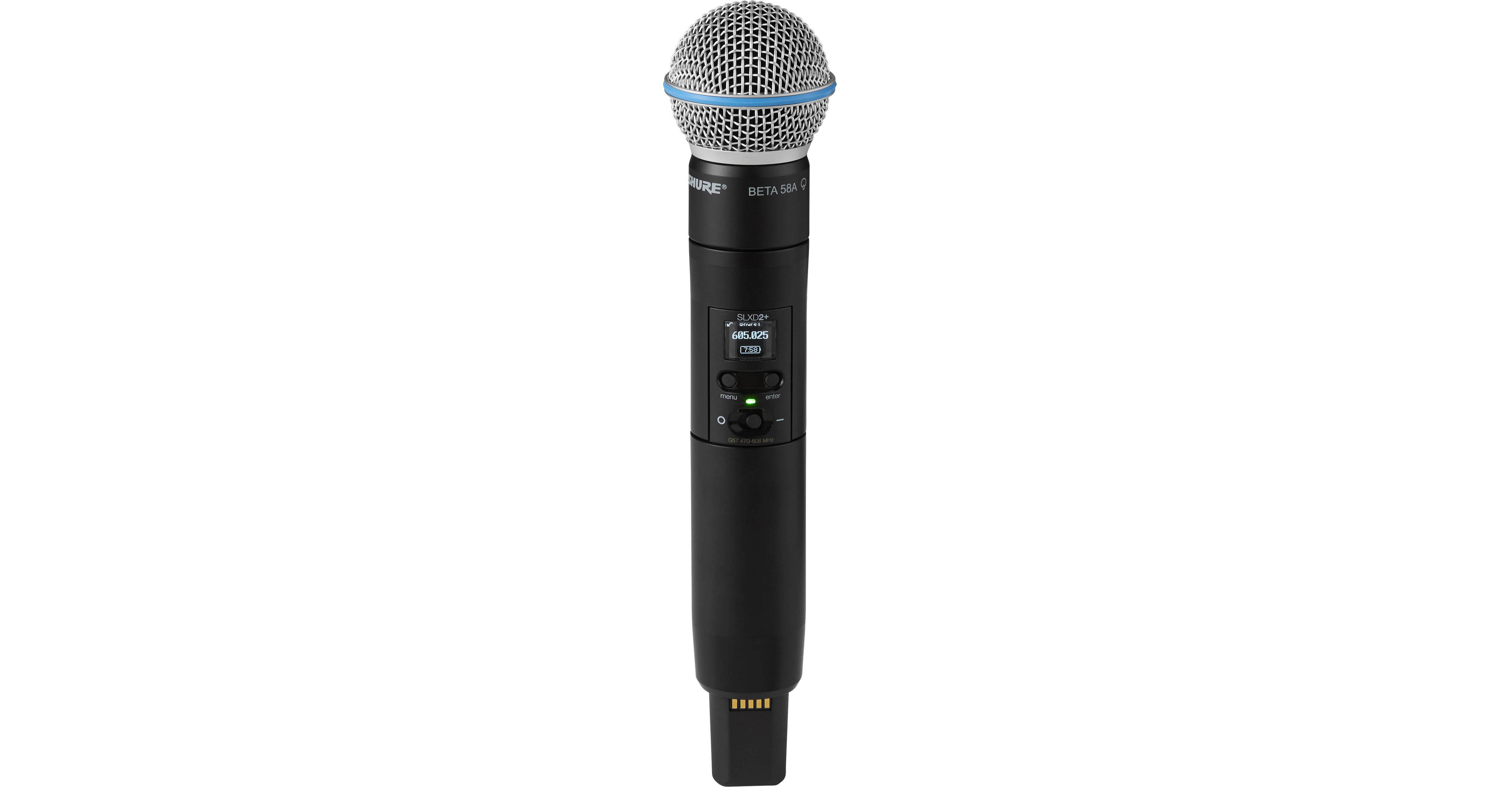 Shure SLXD2+ Digital Wireless Handheld SLXD2+TA/B58=-G57 B&H
