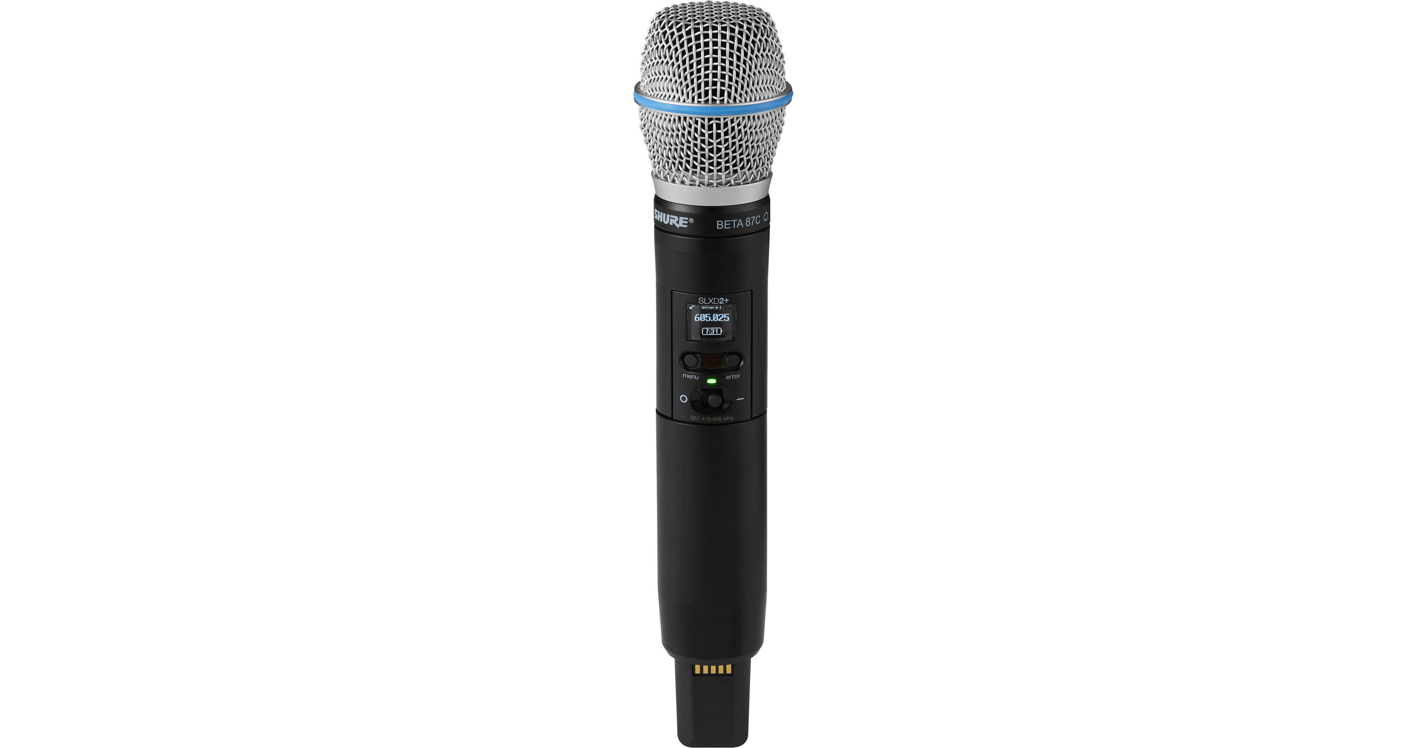 Shure SLXD2+ Digital Wireless Handheld SLXD2+TA/B87A=-G57 B&H