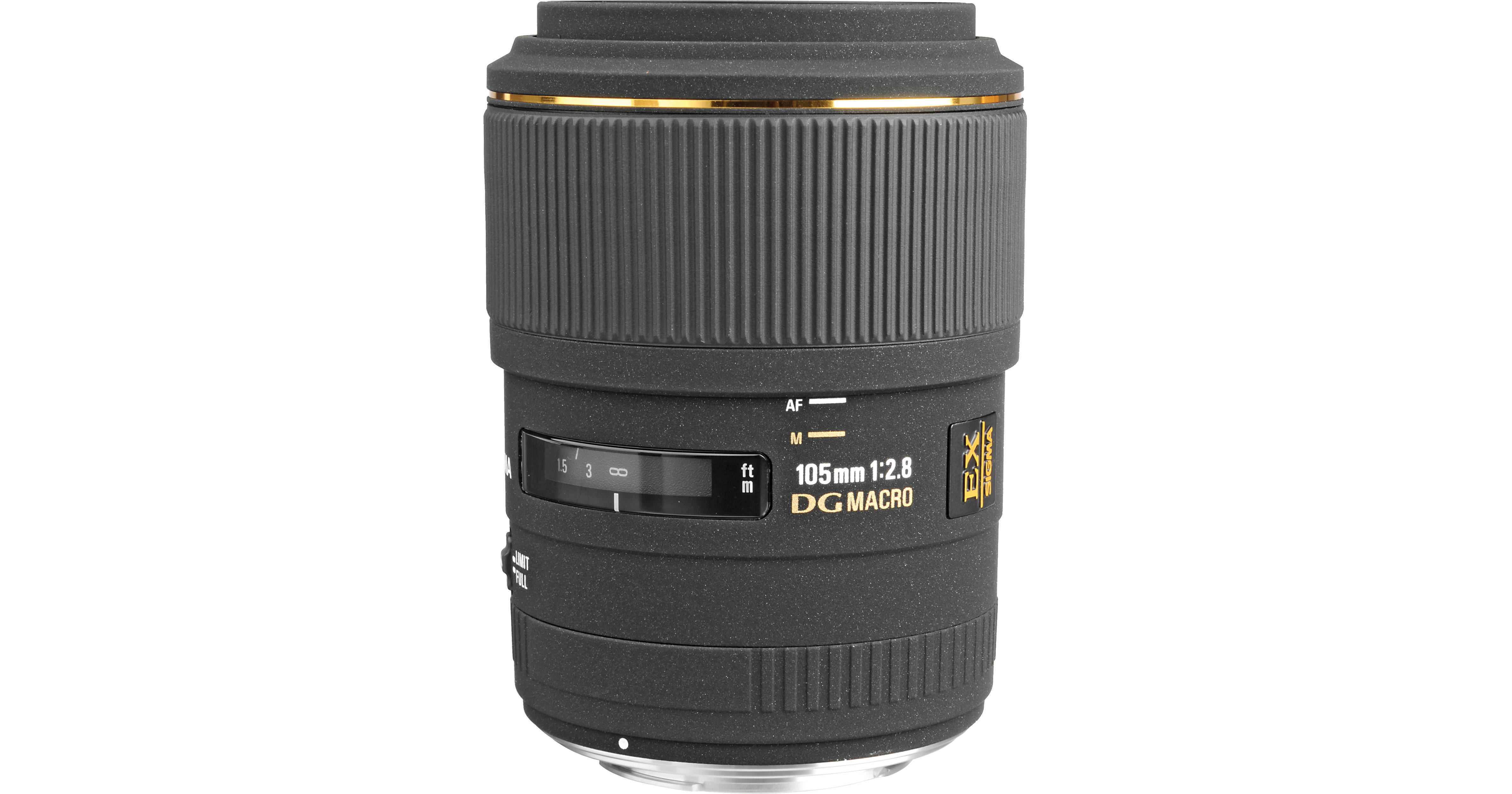 Used Sigma 105mm f/2.8 EX Macro Autofocus Lens for Olympus