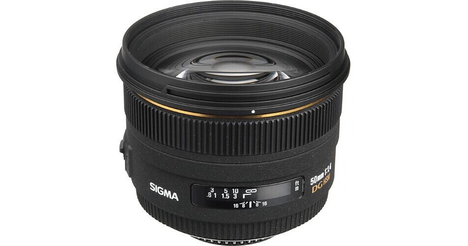 Used Sigma 50mm f/1.4 EX DG HSM Lens for Nikon F 310-306 B&H