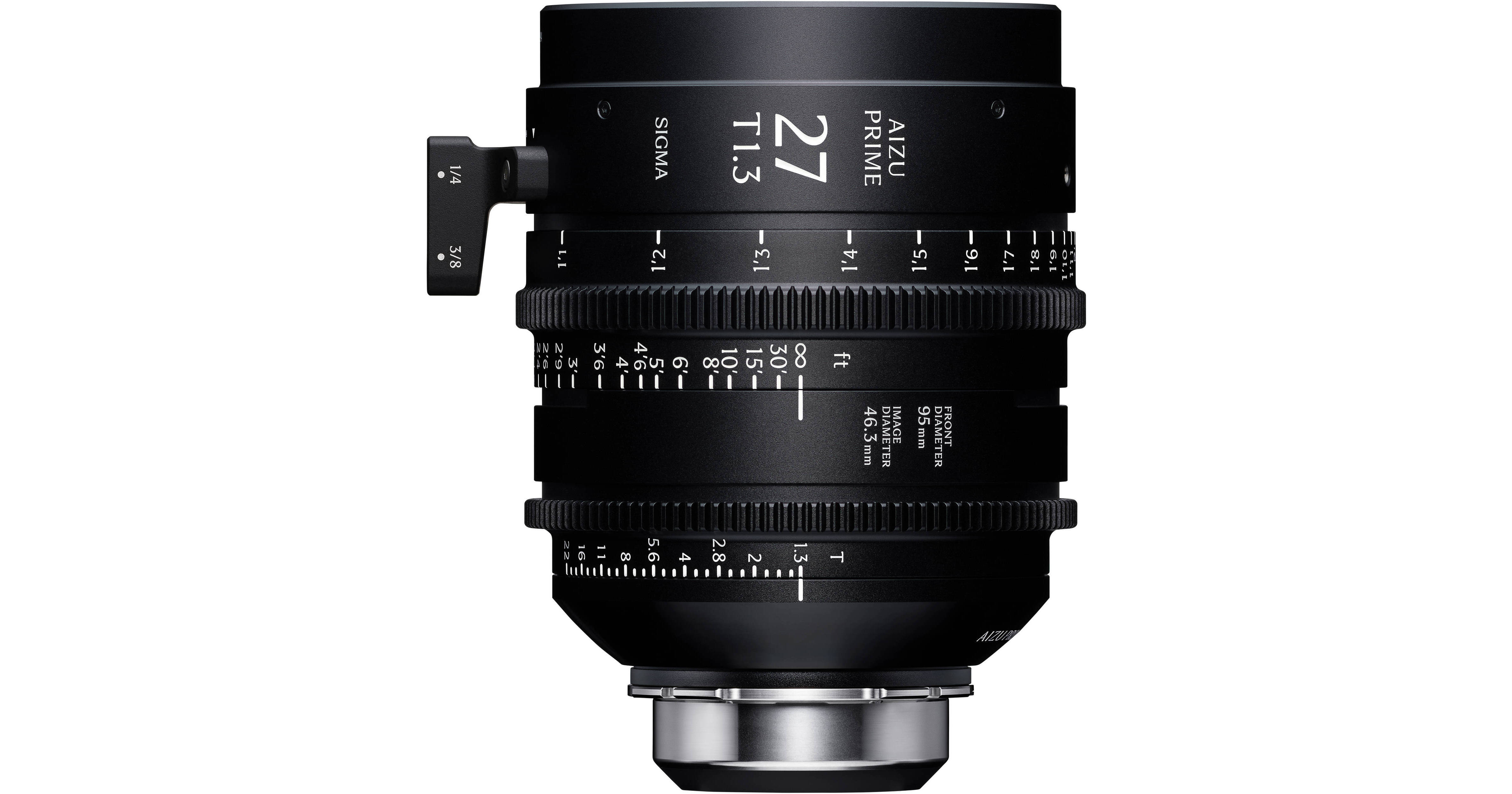 Sigma Aizu Prime 27mm T1.3 LF Cinema Lens (Sony E) 47F967 B&H