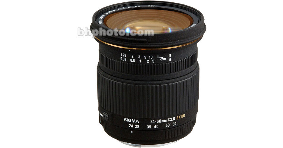 Used Sigma 24-60mm f/2.8 EX DG Autofocus Lens 547306 B&H Photo
