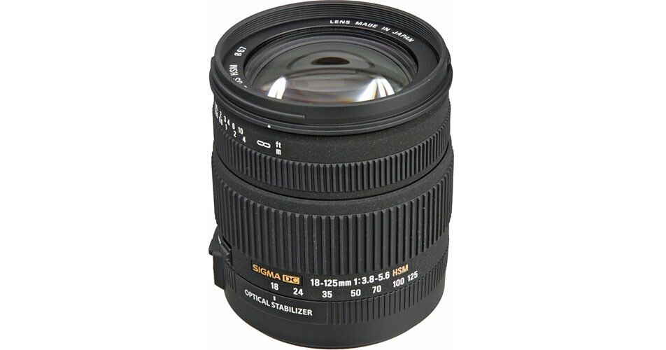 Used Sigma 18-125mm f/3.8-5.6 DC OS HSM Lens for Nik 853306 B&H