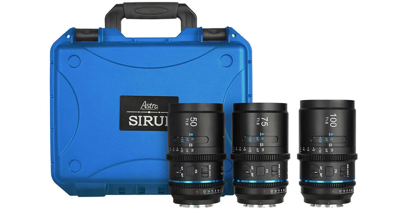 Sirui Astra T1.8 1.33x AF Anamorphic 3-Cine Lens Kit AST-3S-ZN