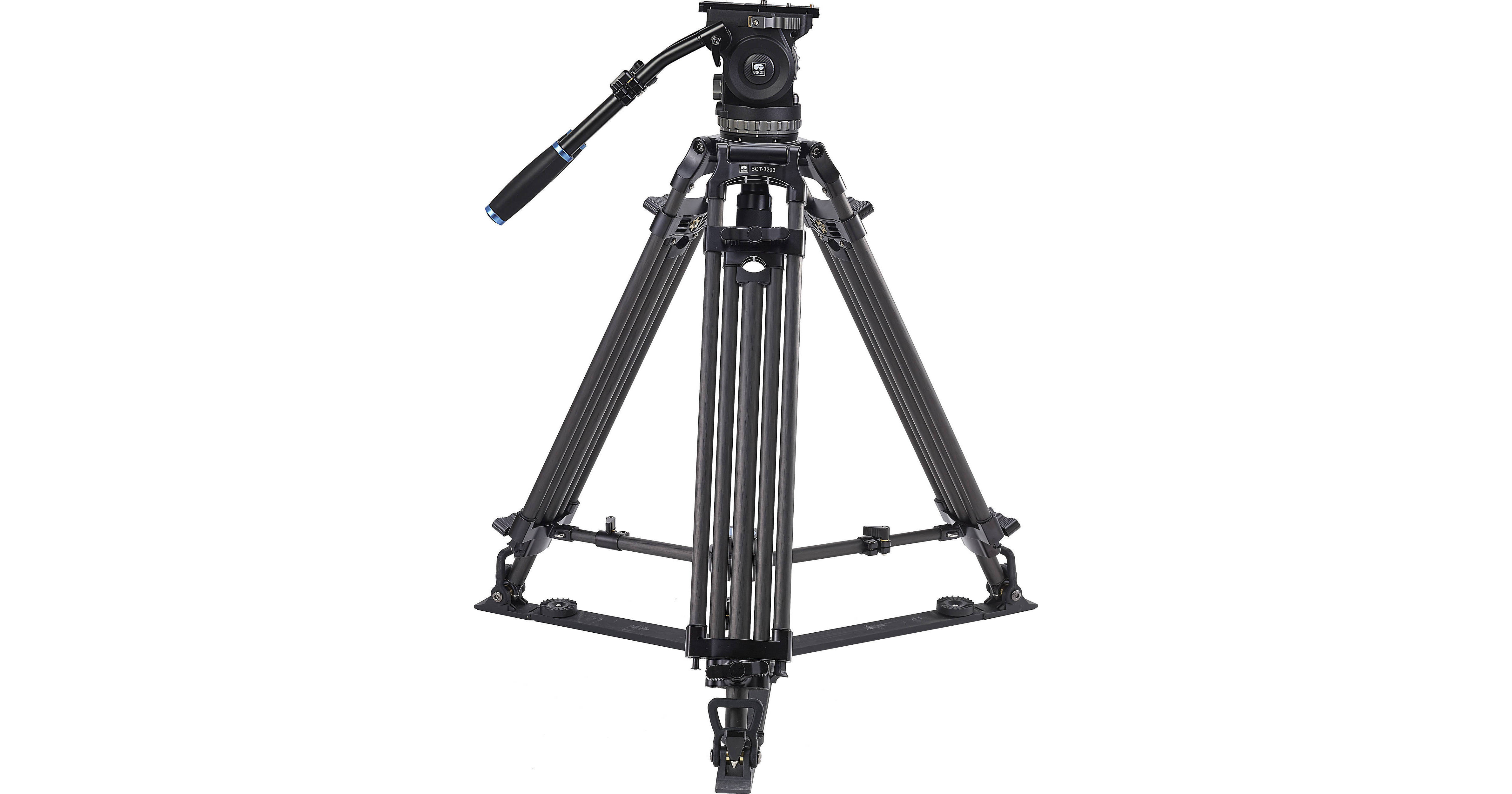 Sirui BCT-3203 Carbon Fiber Video Tripod with VHS18