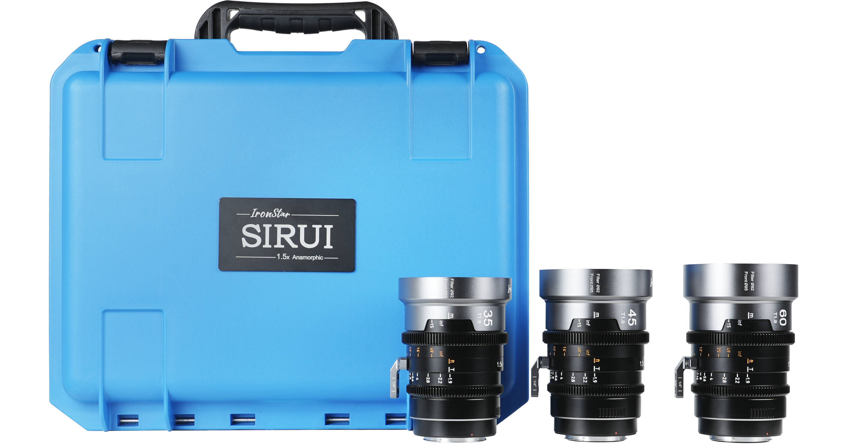 Sirui IronStar Series 35, 45 & 60mm T1.9 Full-Frame IRON3SB292A
